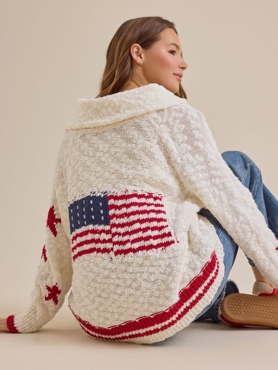 Altar'd State Sweaters - Altar'd State Willa Flag Cardigan